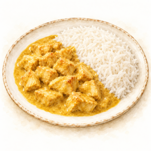 pollo al curry e riso basmati