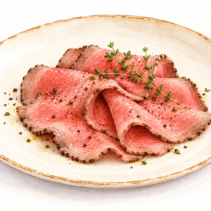 Roast beef di manzo a fette sottili – Gastronomia Rovida Milano